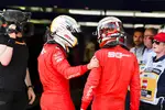 Foto zur News: Sebastian Vettel (Ferrari) und Charles Leclerc (Ferrari)