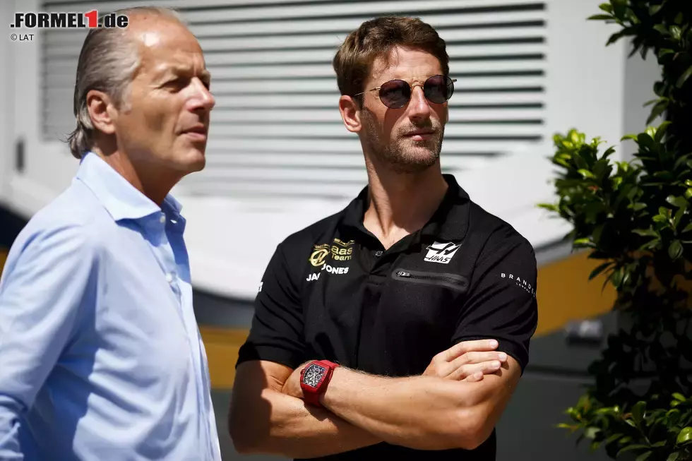 Foto zur News: Romain Grosjean (Haas)