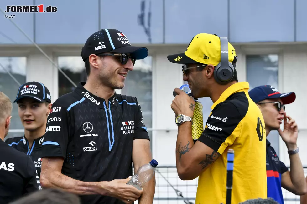 Foto zur News: Robert Kubica (Williams) und Daniel Ricciardo (Renault)