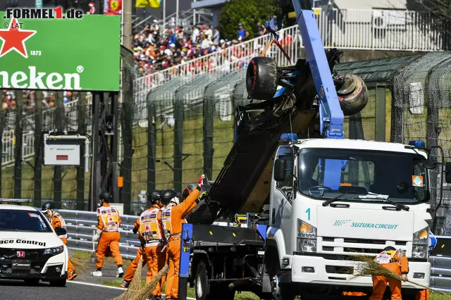 Foto zur News: Williams ist dabei, in Windeseile ein neues Chassis für Kubica auszubauen, damit er am Rennen teilnehmen kann