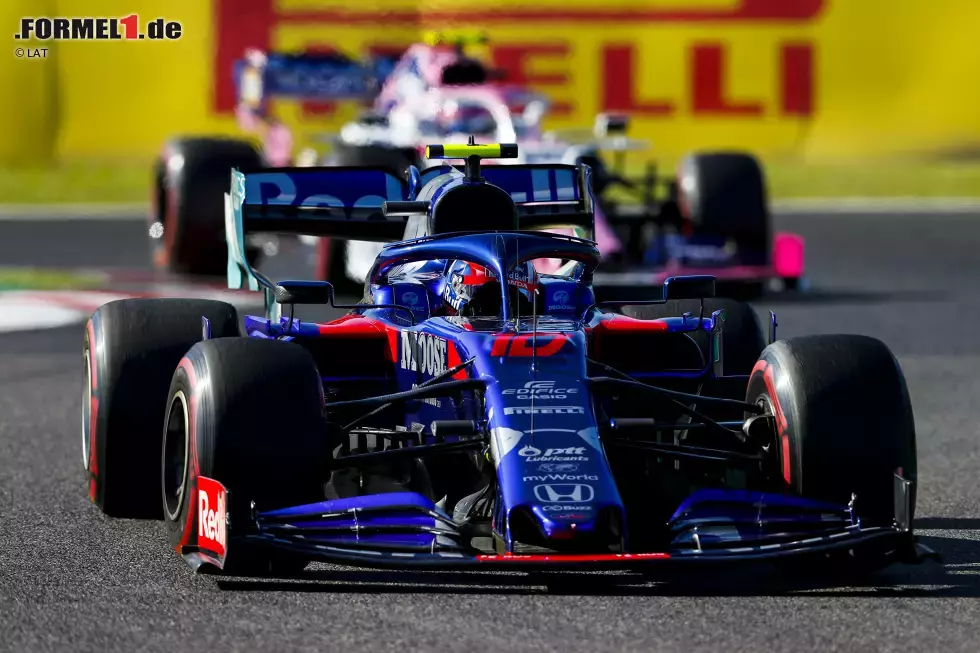 Foto zur News: Pierre Gasly (Toro Rosso) und Lance Stroll (Racing Point)