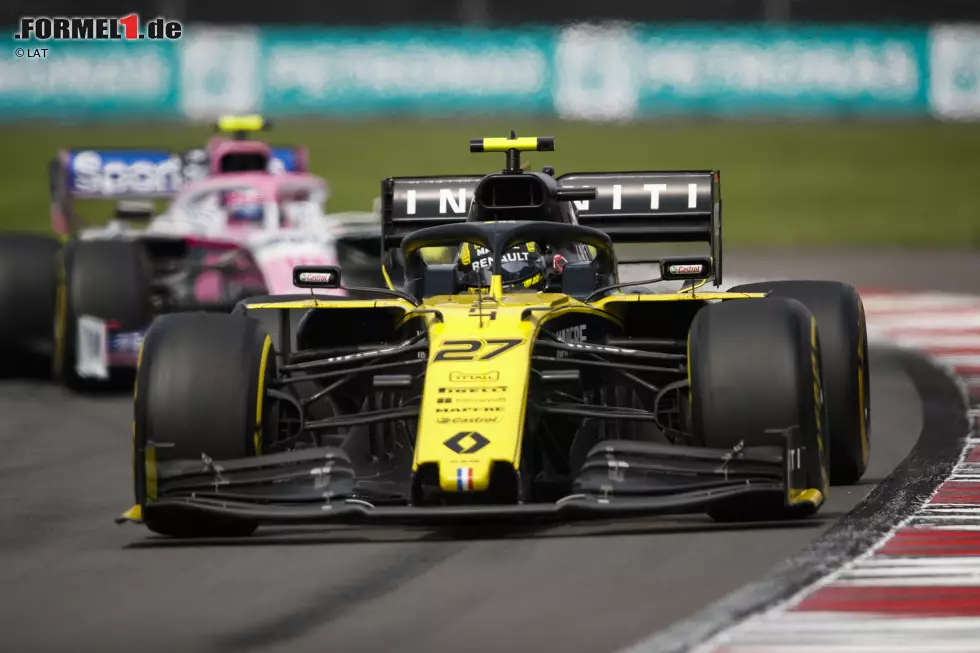 Foto zur News: Nico Hülkenberg (Renault) und Lance Stroll (Racing Point)