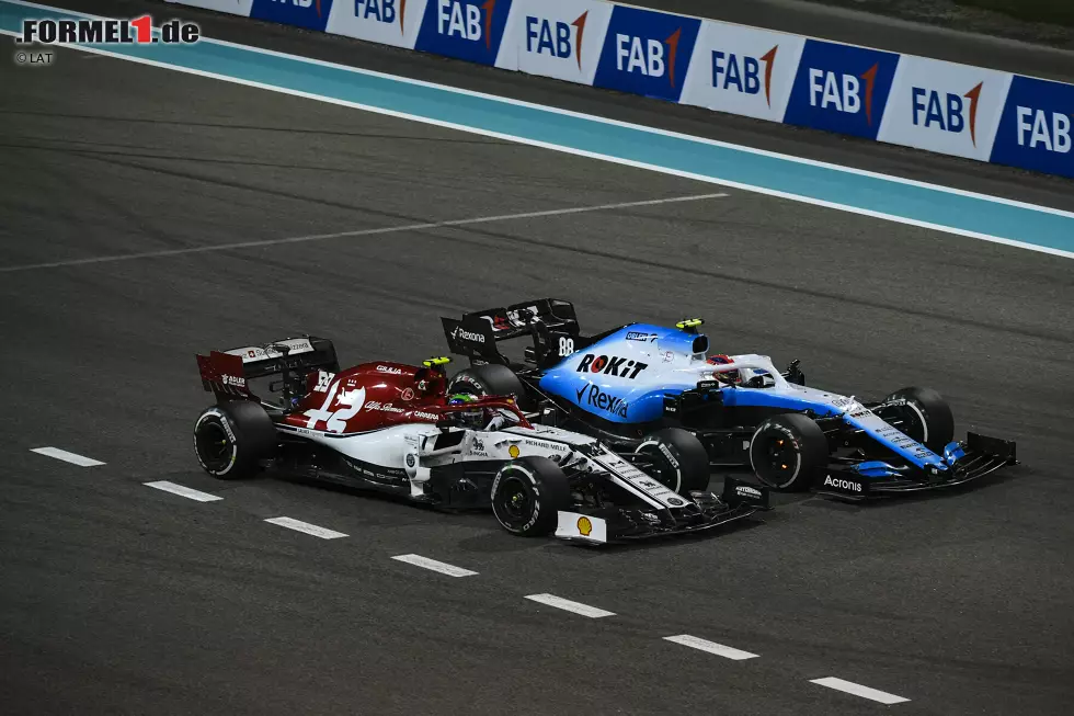 Foto zur News: Robert Kubica (Williams) und Antonio Giovinazzi (Alfa Romeo)