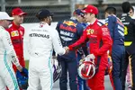 Foto zur News: Lewis Hamilton (Mercedes) und Charles Leclerc (Ferrari)