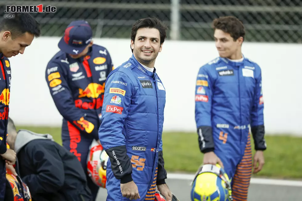 Foto zur News: Carlos Sainz (McLaren) und Lando Norris (McLaren)