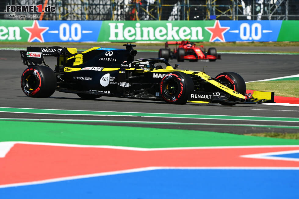 Foto zur News: Daniel Ricciardo (Renault) und Charles Leclerc (Ferrari)