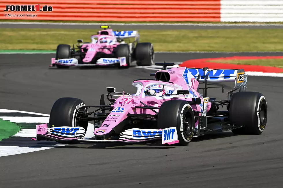 Foto zur News: Nico Hülkenberg (Racing Point) und Lance Stroll (Racing Point)