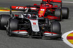 Foto zur News: Romain Grosjean (Haas) und Charles Leclerc (Ferrari)