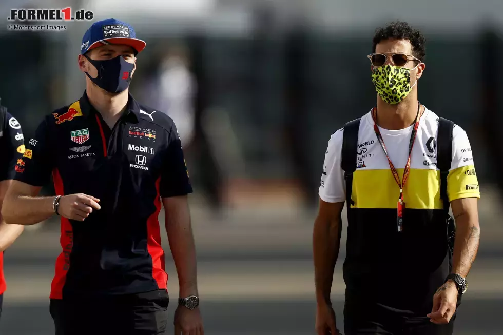 Foto zur News: Max Verstappen (Red Bull) und Daniel Ricciardo (Renault)