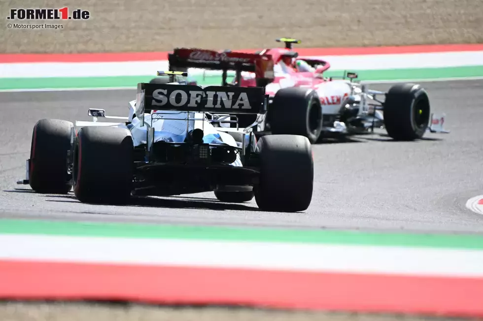 Foto zur News: Antonio Giovinazzi (Alfa Romeo) und Nicholas Latifi (Williams)