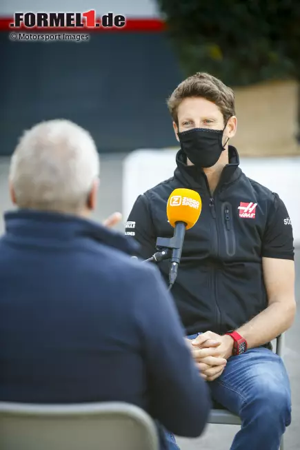 Foto zur News: Romain Grosjean (Haas)