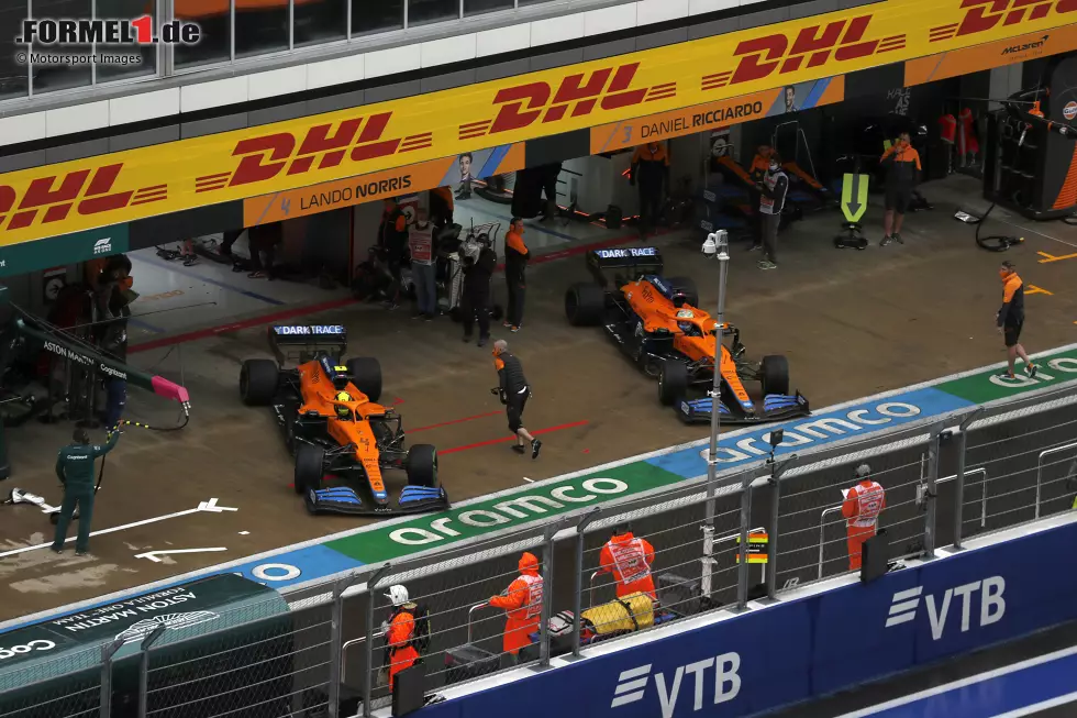 Foto zur News: Lando Norris (McLaren) und Daniel Ricciardo (McLaren)