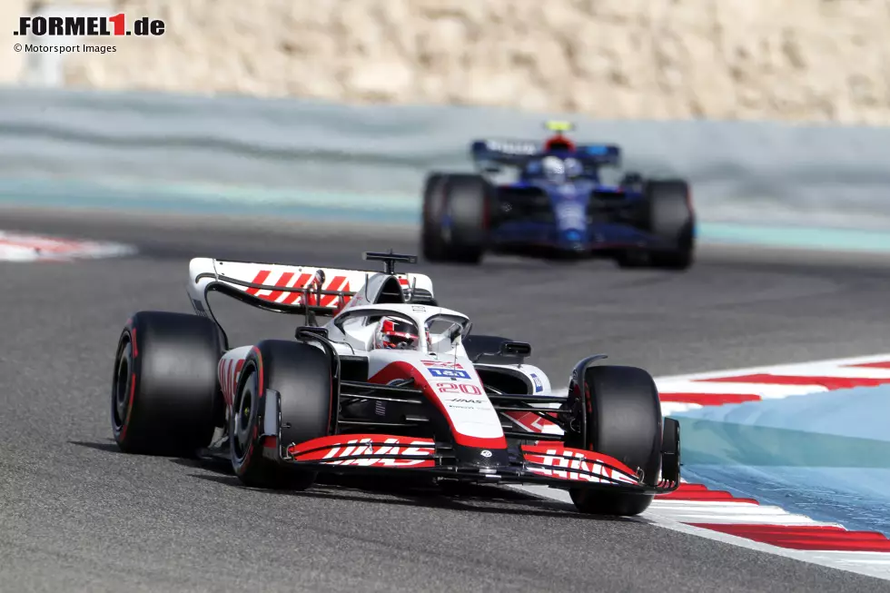 Foto zur News: Kevin Magnussen (Haas) und Nicholas Latifi (Williams)