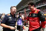 Foto zur News: Christian Horner und Mattia Binotto