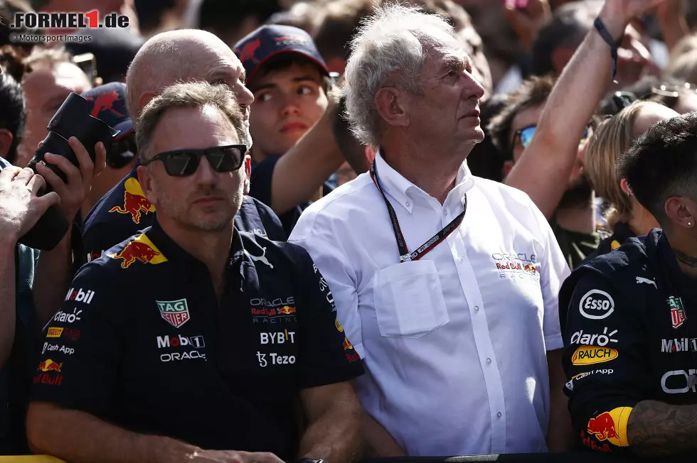 Foto zur News: Christian Horner und Helmut Marko