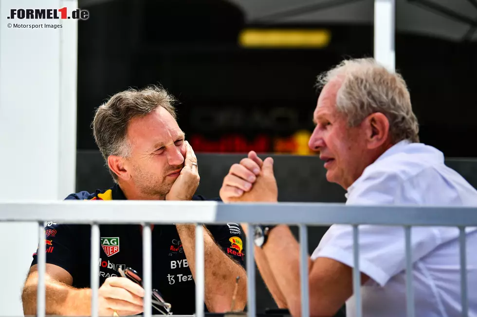 Foto zur News: Christian Horner und Helmut Marko