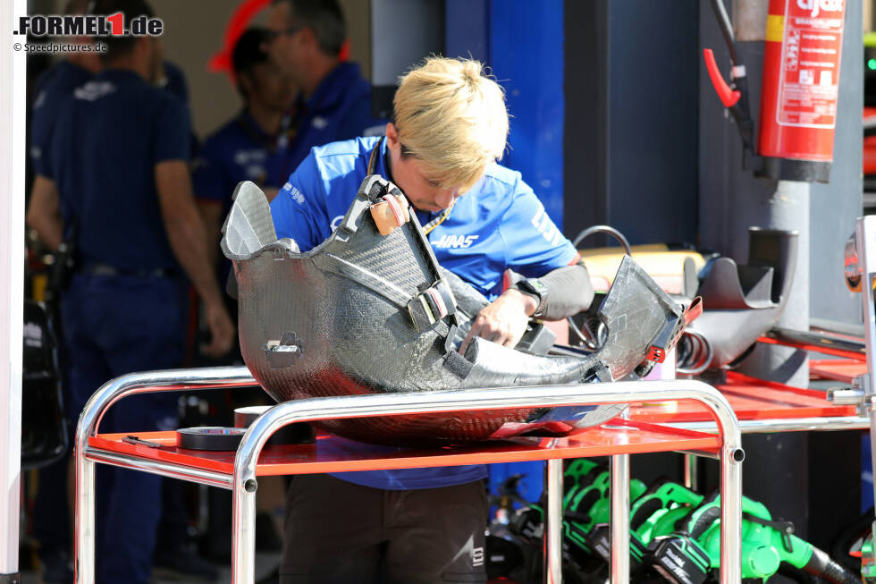 Foto zur News: Fahrersitz bei Haas