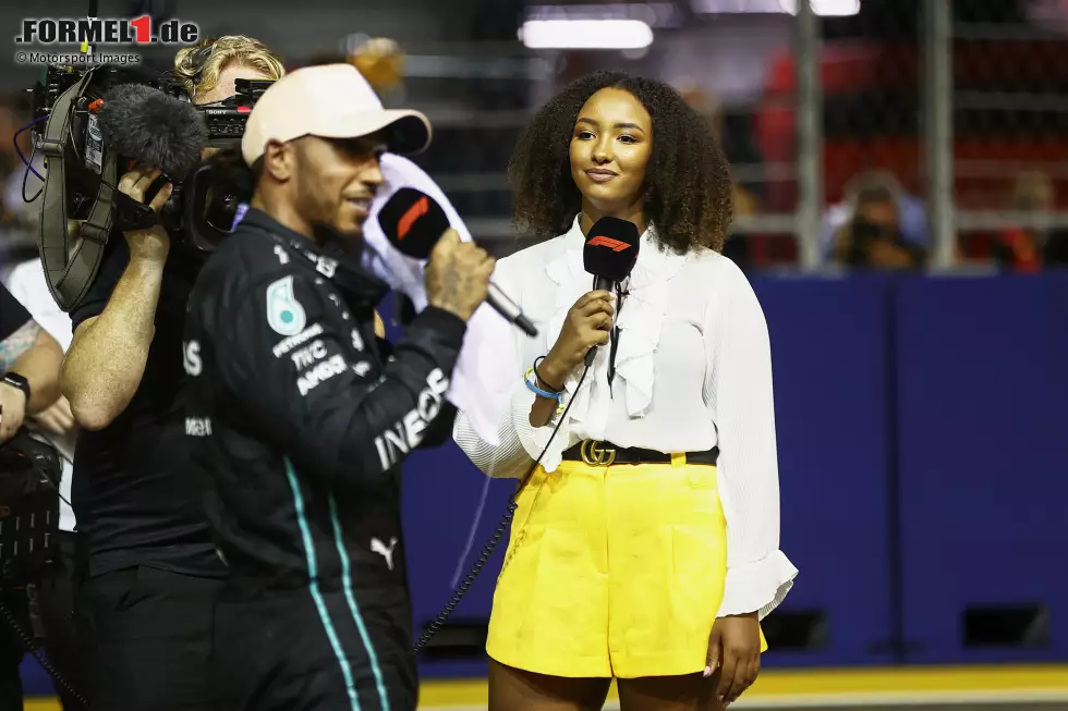 Foto zur News: Lewis Hamilton (Mercedes) und Naomi Schiff