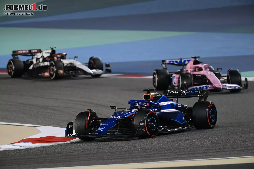 Foto zur News: Alexander Albon (Williams), Esteban Ocon (Alpine) und Yuki Tsunoda (AlphaTauri)