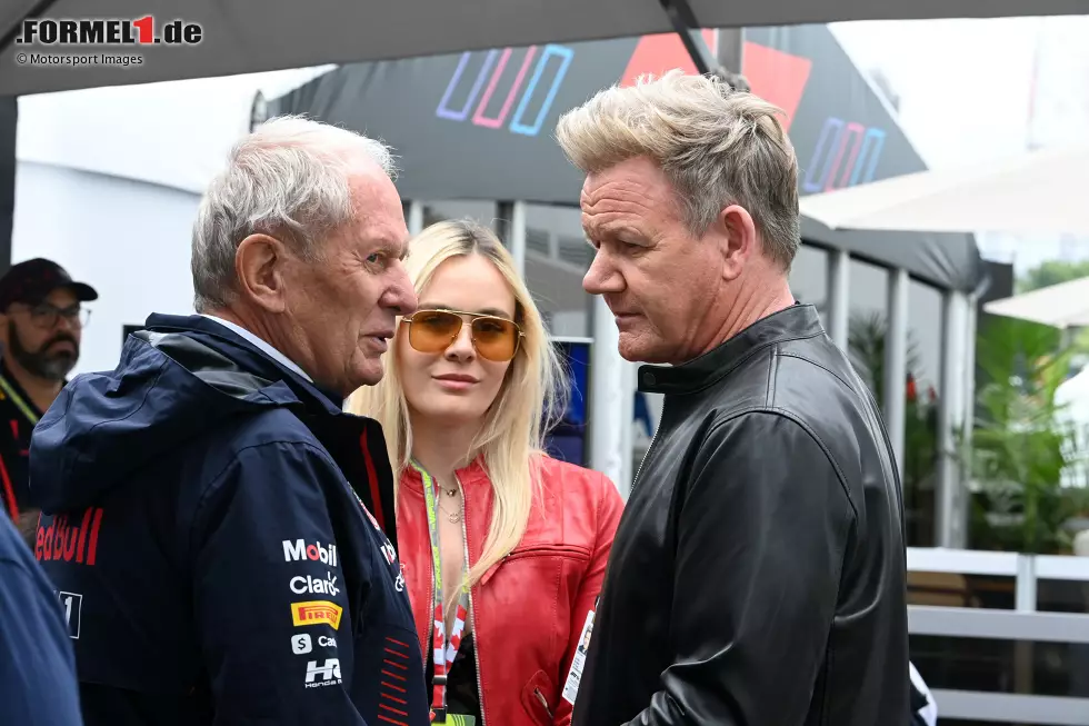 Foto zur News: Helmut Marko und Gordon Ramsay