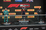 Gallerie: Fernando Alonso (Aston Martin), Max Verstappen (Red Bull) und Lewis Hamilton (Mercedes)