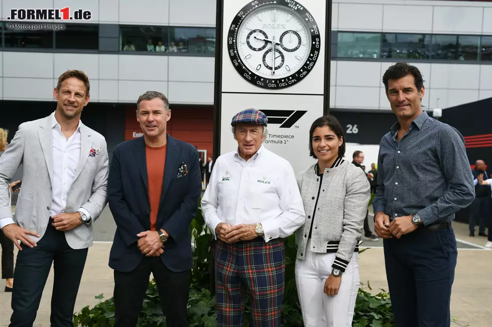 Foto zur News: Jenson Button, Tom Kristensen, Jackie Stewart, Jamie Chadwick, Mark Webber