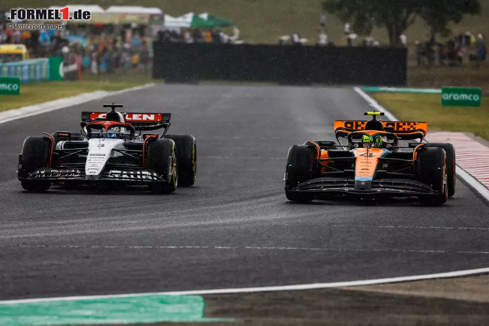 Foto zur News: Lando Norris (McLaren) und Daniel Ricciardo (AlphaTauri)