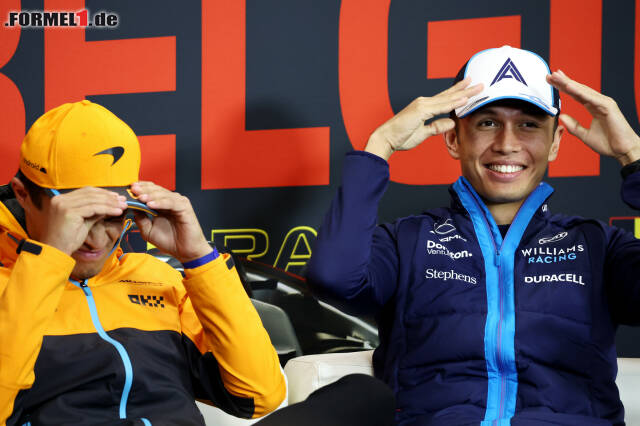 Foto zur News: Alexander Albon (Williams) und Lando Norris (McLaren)