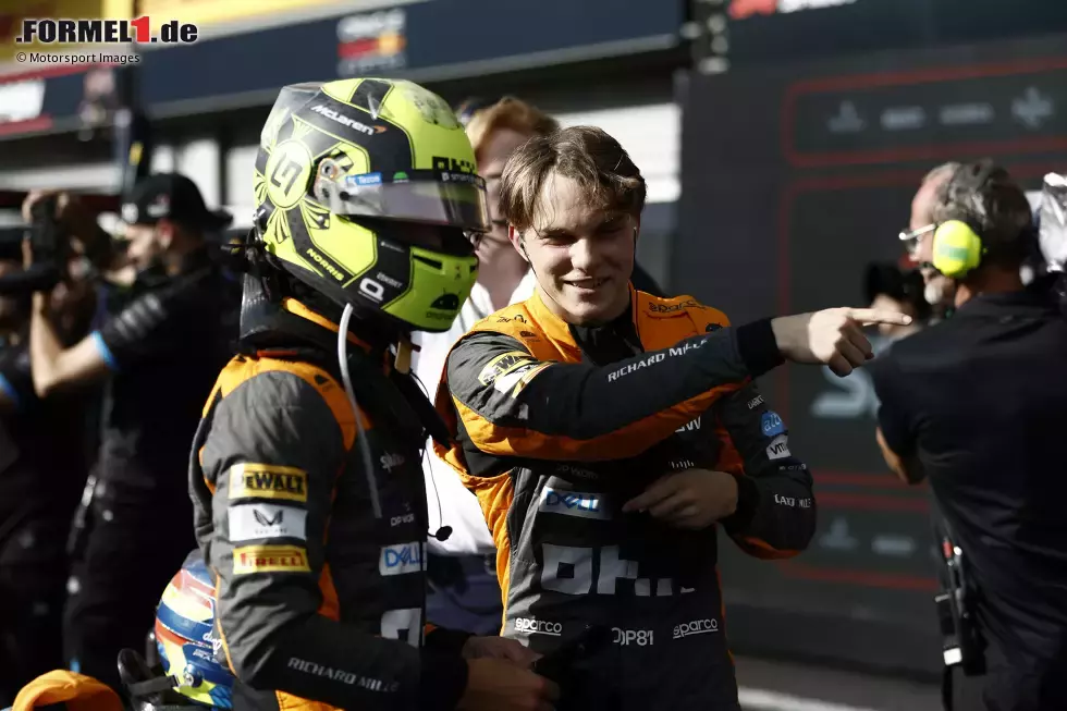 Foto zur News: Lando Norris (McLaren) und Oscar Piastri (McLaren)