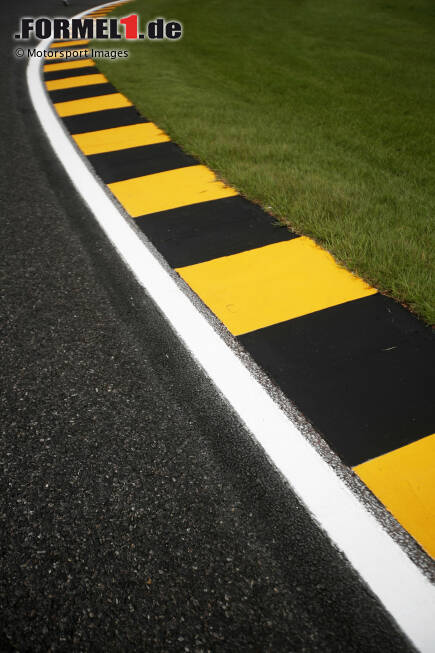 Foto zur News: &quot;Bienen&quot;-Randsteine bei Kurve 2, wo die Insektenhotels von Sebastian Vettel stehen
