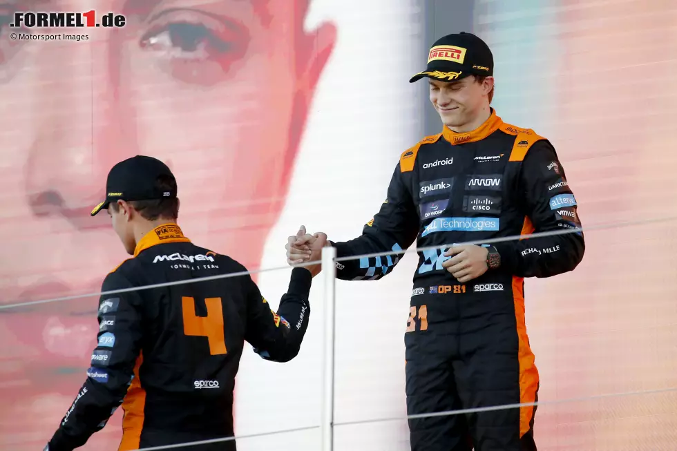 Foto zur News: Lando Norris (McLaren) und Oscar Piastri (McLaren)