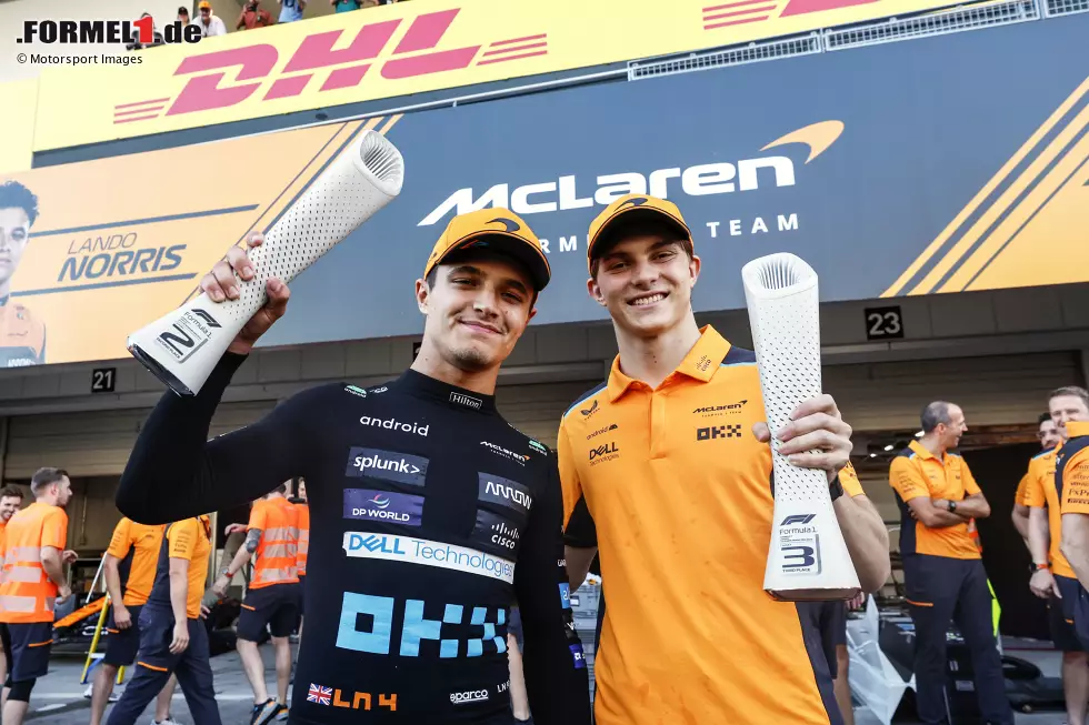 Foto zur News: Lando Norris (McLaren) und Oscar Piastri (McLaren)