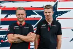 Foto zur News: Kevin Magnussen (Haas) und Nico Hülkenberg (Haas)