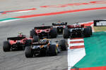 Foto zur News: Max Verstappen (Red Bull), Charles Leclerc (Ferrari), Lewis Hamilton (Mercedes), Carlos Sainz (Ferrari) und Oscar Piastri (McLaren)