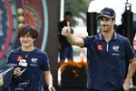 Foto zur News: Yuki Tsunoda (AlphaTauri) und Daniel Ricciardo (AlphaTauri)