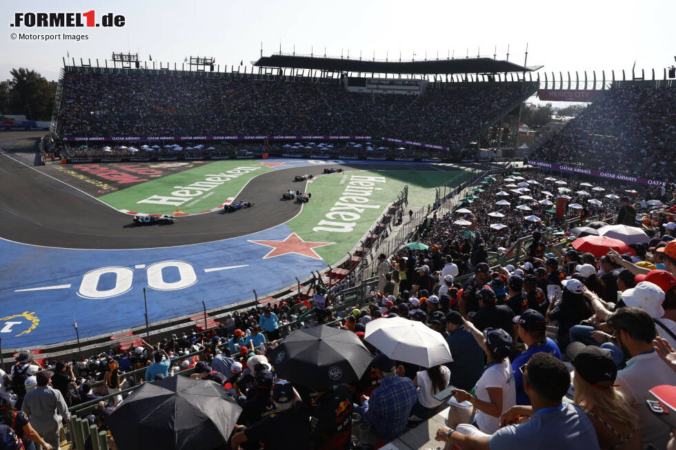 Foto zur News: Yuki Tsunoda (AlphaTauri), Logan Sargeant (Williams), Lance Stroll (Aston Martin), Valtteri Bottas (Alfa Romeo), Nico Hülkenberg (Haas) und Pierre Gasly (Alpine)