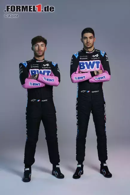 Foto zur News: Pierre Gasly (Alpine) und Esteban Ocon (Alpine)