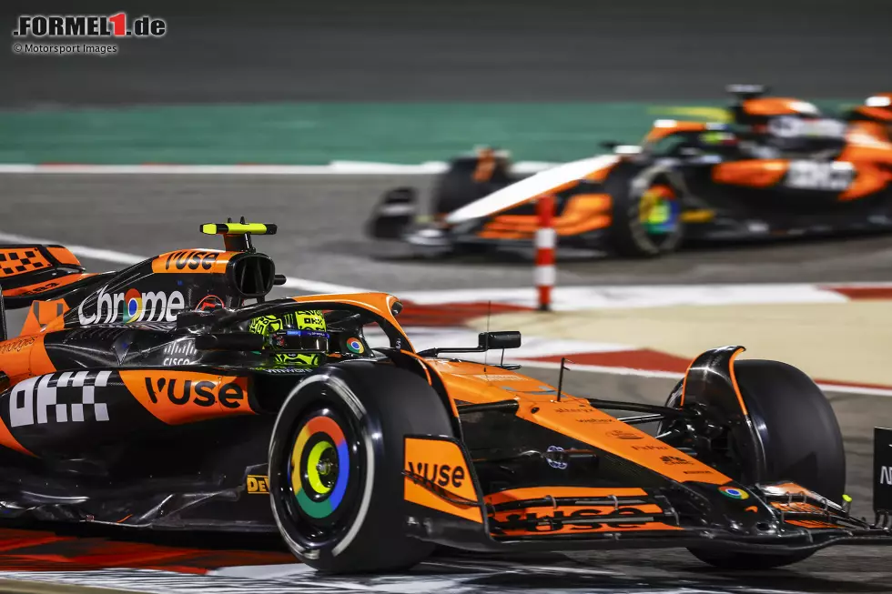 Foto zur News: Lando Norris (McLaren) und Oscar Piastri (McLaren)