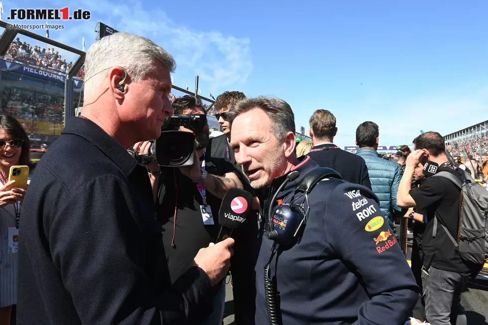 Foto zur News: Christian Horner und David Coulthard