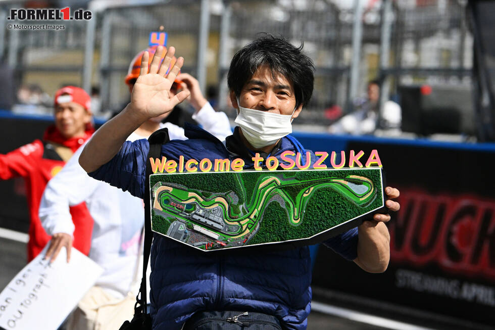 Foto zur News: Fan in Suzuka