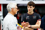 Foto zur News: Oliver Bearman und Damon Hill