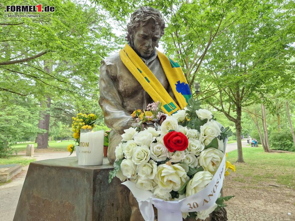 Foto zur News: Senna-Memorial in Imola