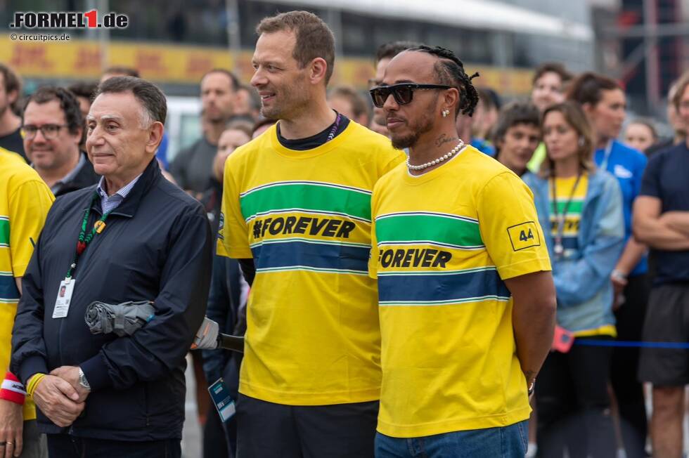 Foto zur News: Lewis Hamilton (Mercedes) und Alexander Wurz