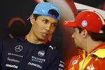 Foto zur News: Alexander Albon (Williams) und Charles Leclerc (Ferrari)