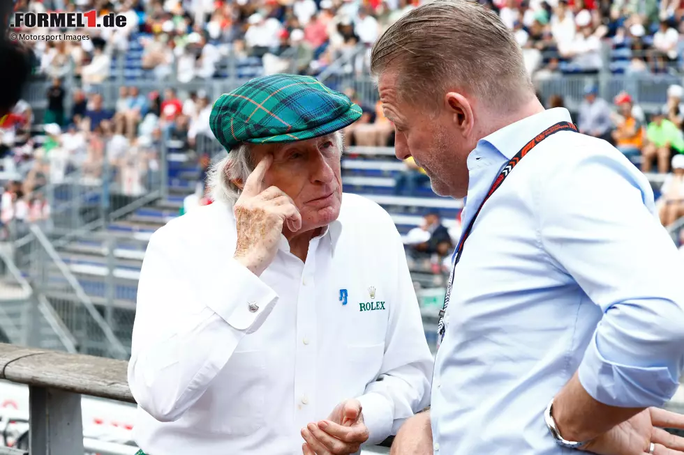 Foto zur News: Jackie Stewart und Jos Verstappen