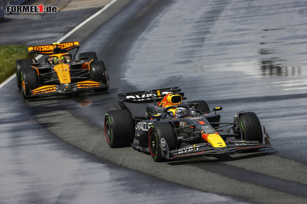 Foto zur News: Max Verstappen (Red Bull) und Lando Norris (McLaren)