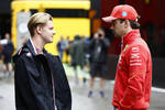Foto zur News: Charles Leclerc (Ferrari) und Mick Schumacher