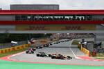 Foto zur News: Lando Norris (McLaren), Lewis Hamilton (Mercedes), Charles Leclerc (Ferrari) und Carlos Sainz (Ferrari)