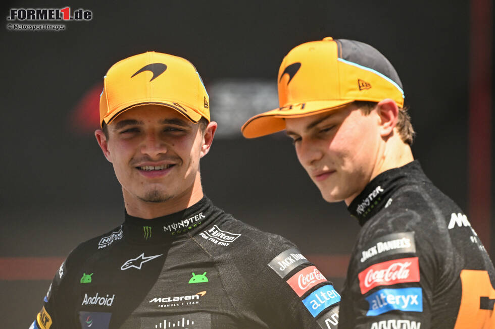 Foto zur News: Lando Norris (McLaren) und Oscar Piastri (McLaren)