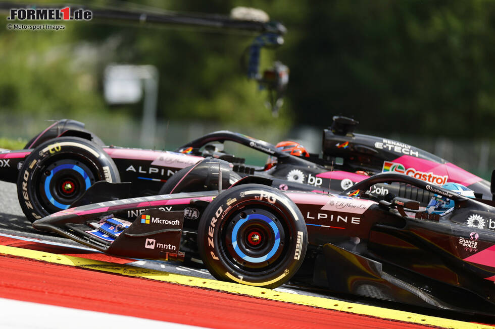 Foto zur News: Esteban Ocon (Alpine) und Pierre Gasly (Alpine)